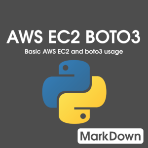 Basic AWS EC2 boto3 Usage - Markdown