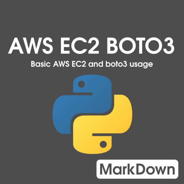 Basic AWS EC2 boto3 Usage - Markdown